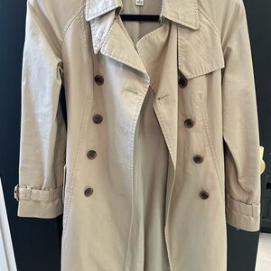 Banana Republic Tan Double-Breasted Trench Coat